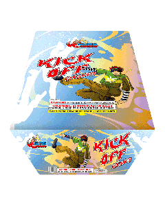 KICK OFF | 136 Shot 500 Gram Zipper Cake By Suns Fireworks